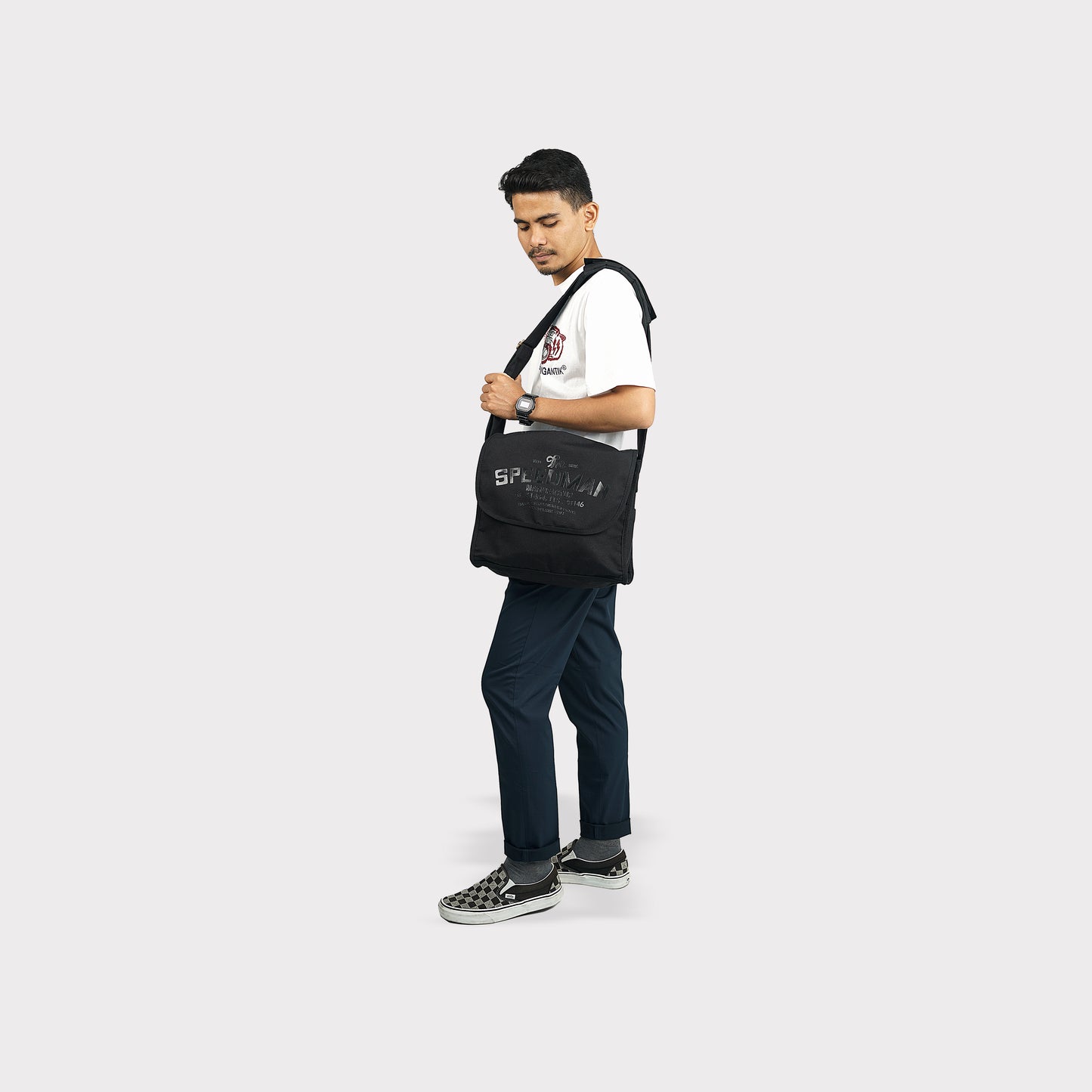 Speedman II Canvas Shadowed Black