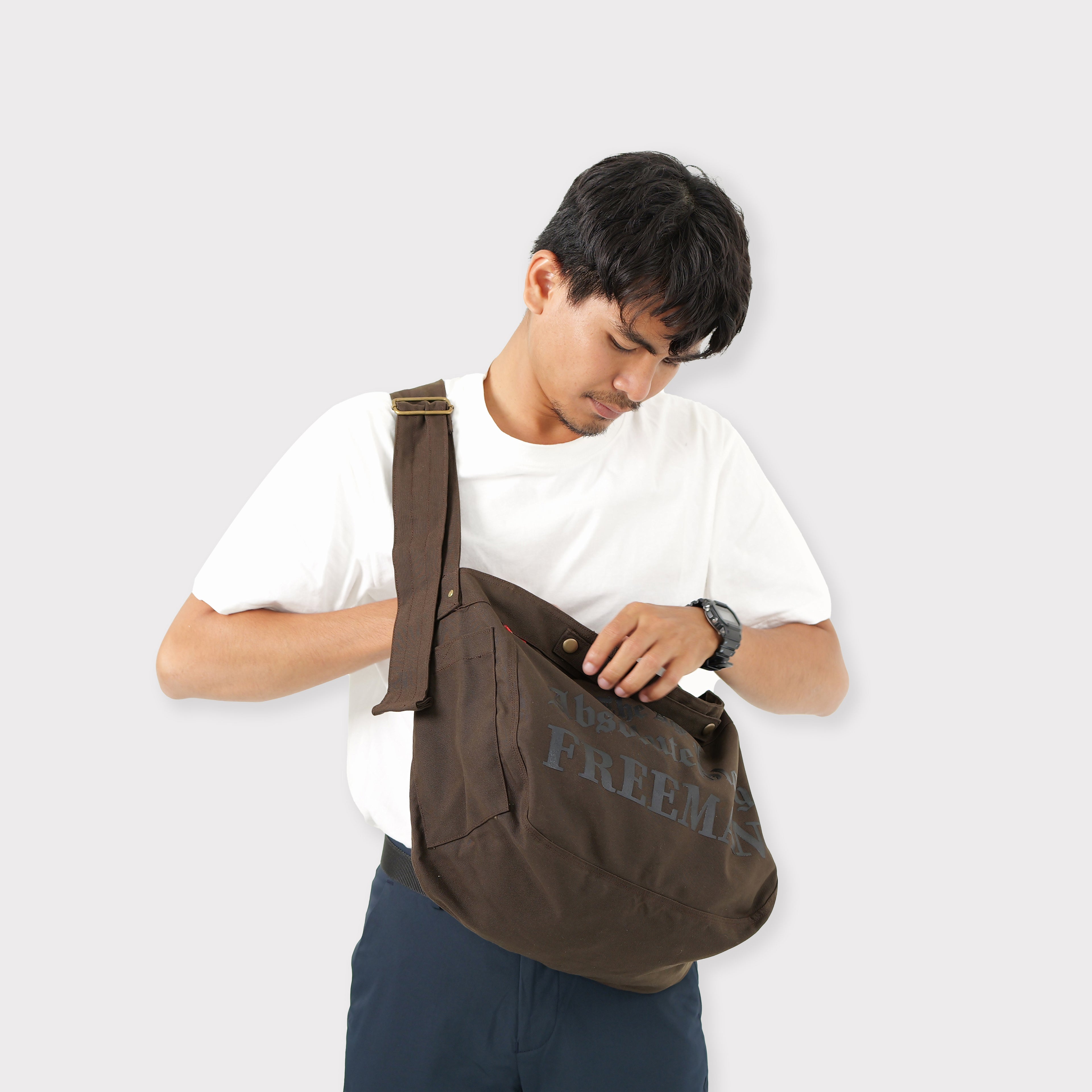 Barangantik Sling Bag Canvas Freeman II