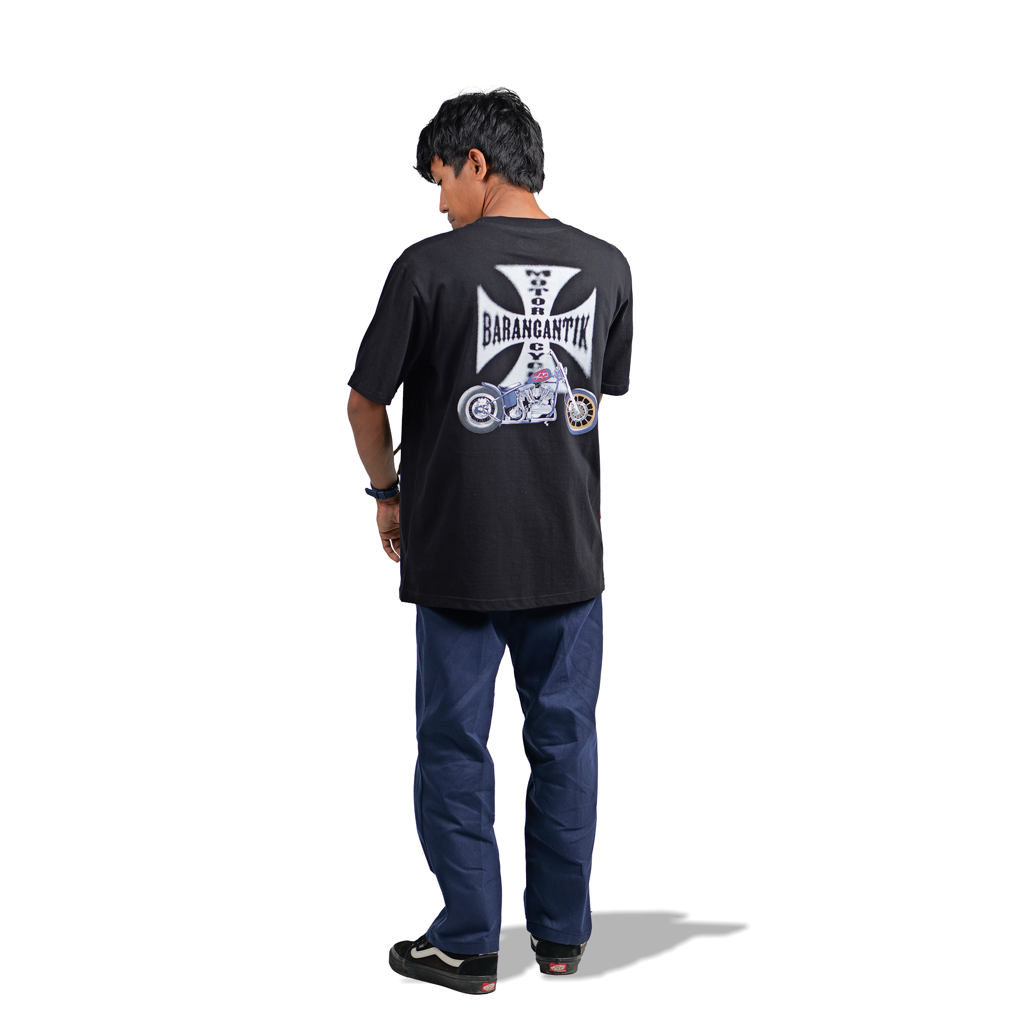 Barangantik T shirt Chopper Edition Shvl Head Black