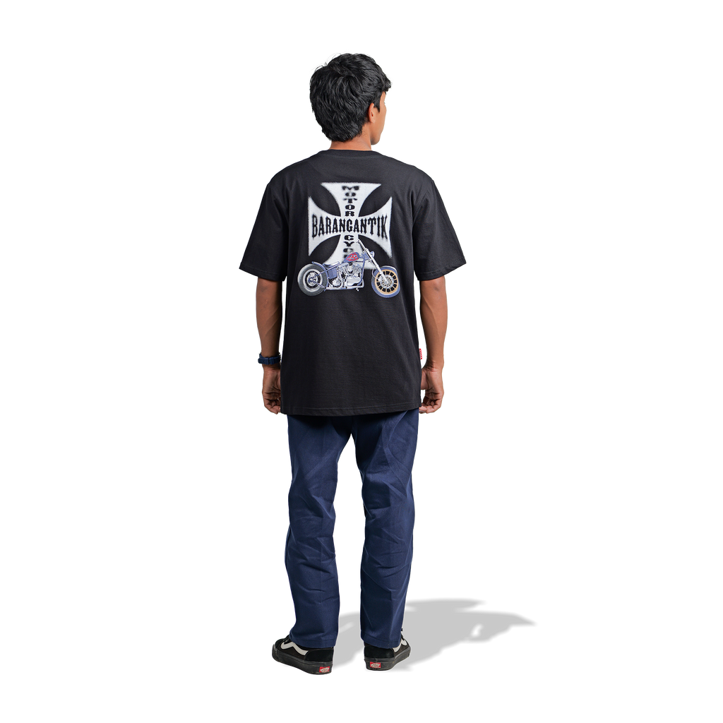 Barangantik T shirt Chopper Edition Shvl Head Black