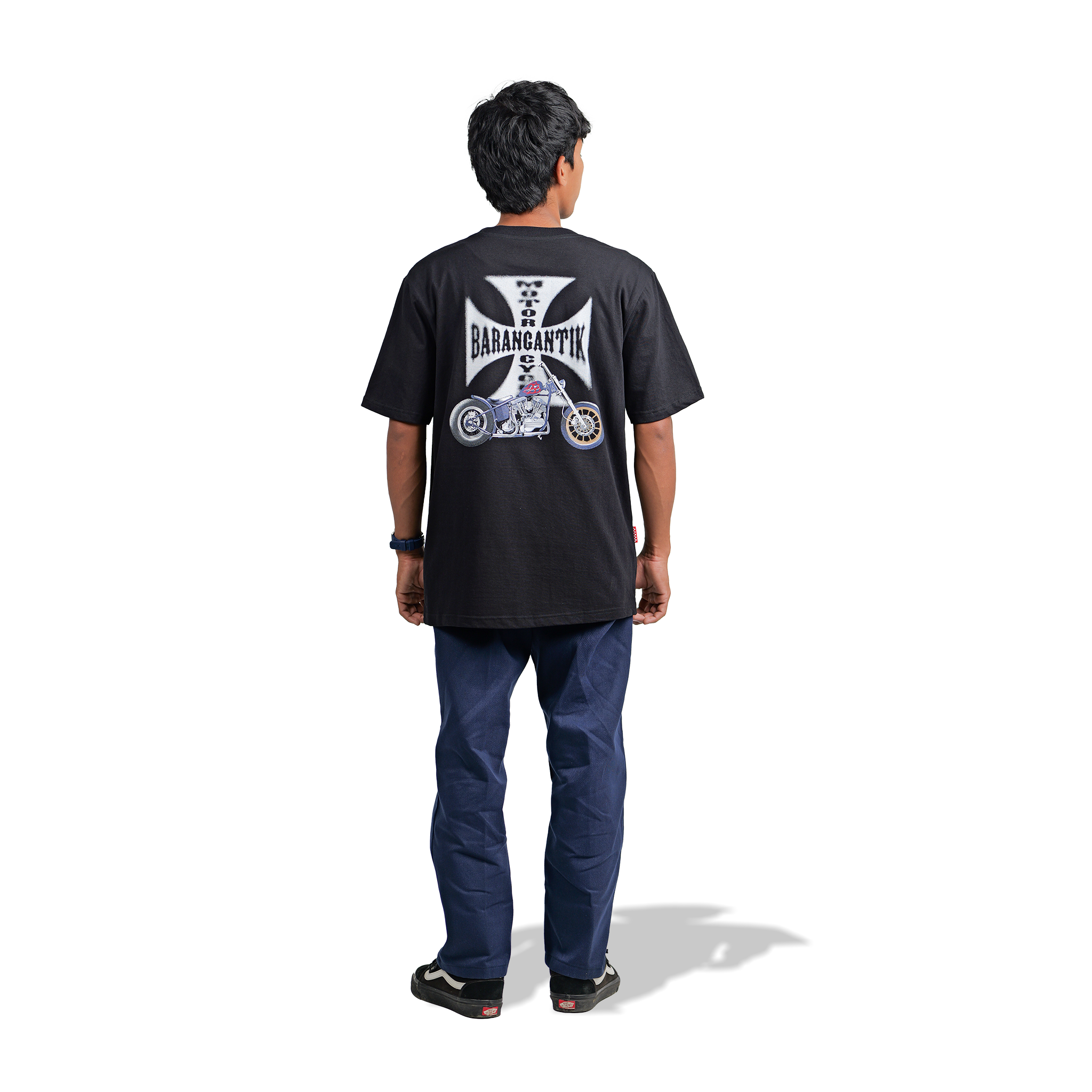 Barangantik T shirt Chopper Edition Shvl Head Black