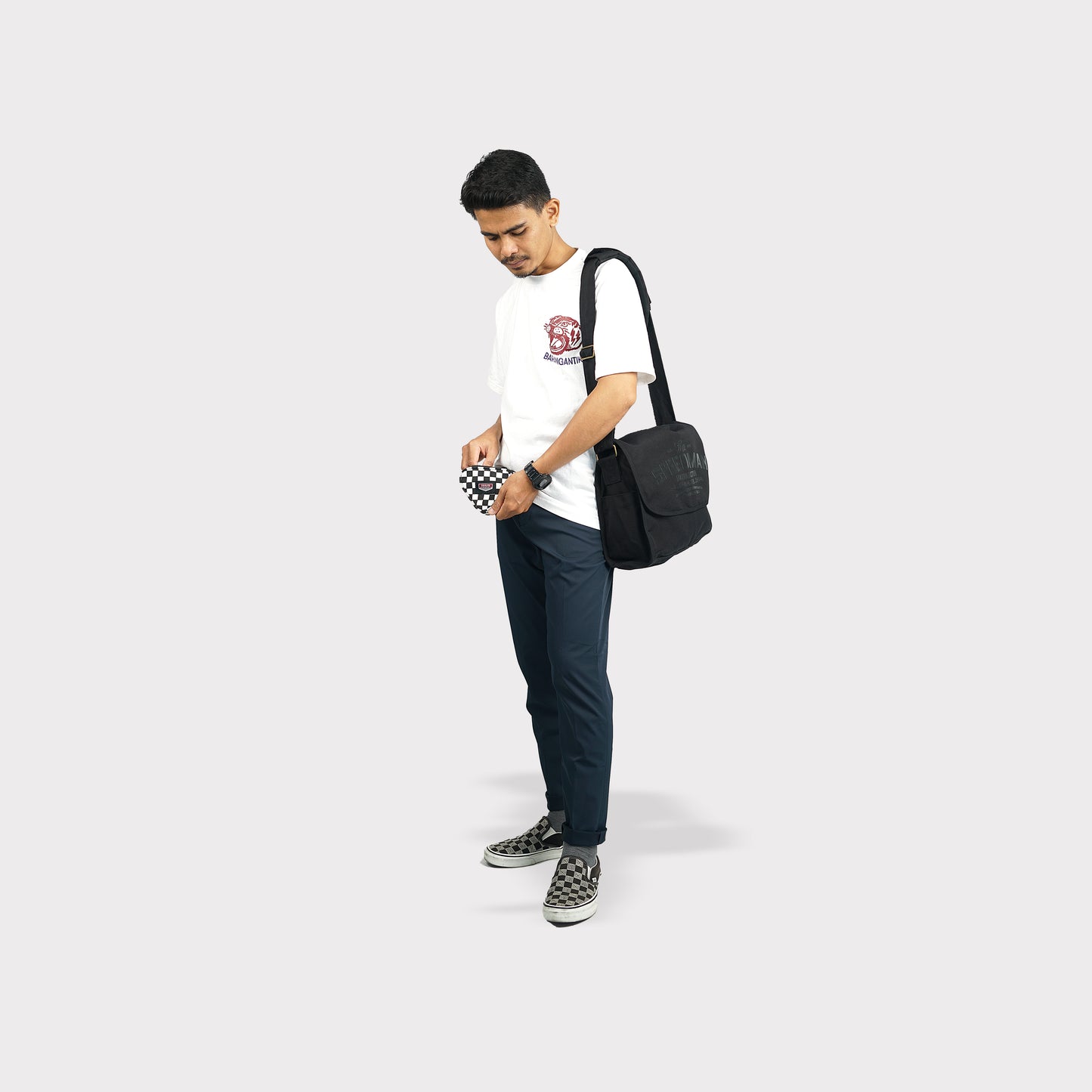 Speedman II Canvas Shadowed Black