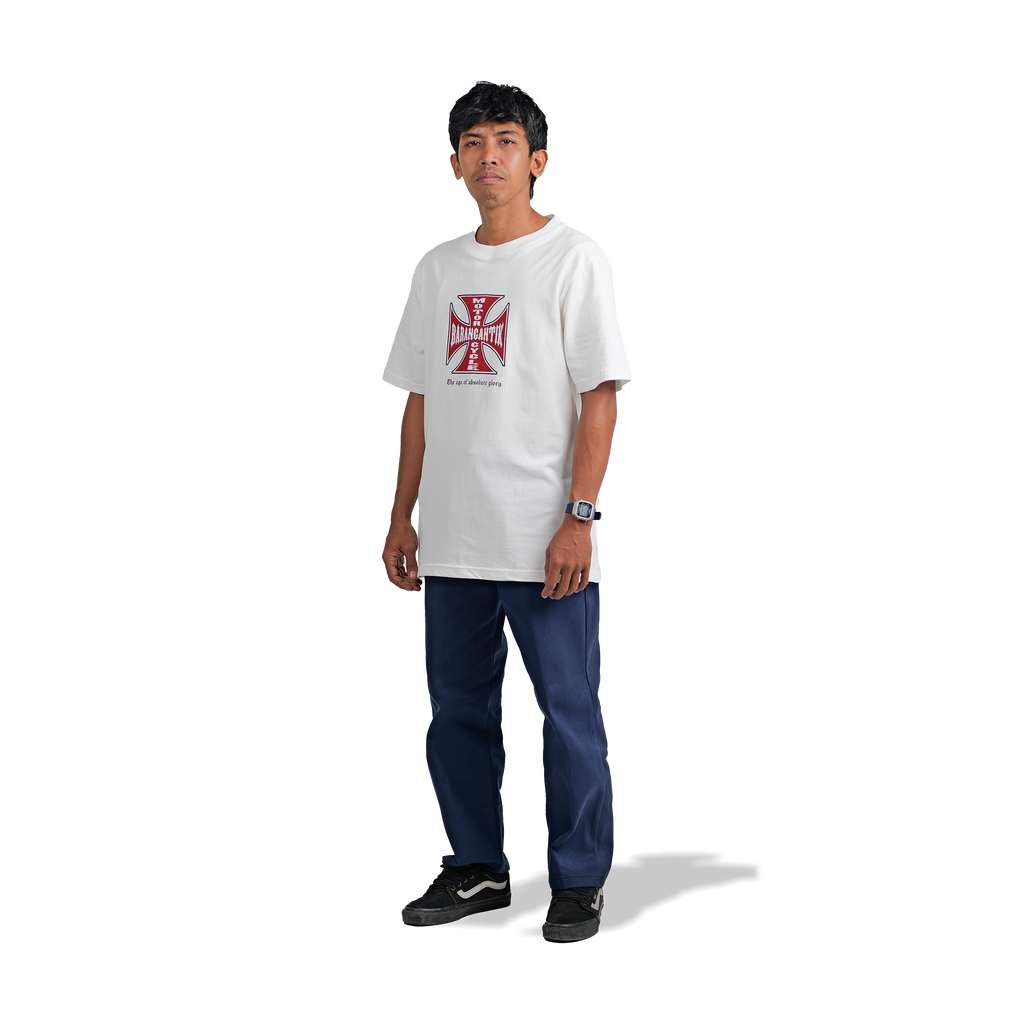 Barangantik T shirt Chopper Edition Logo White