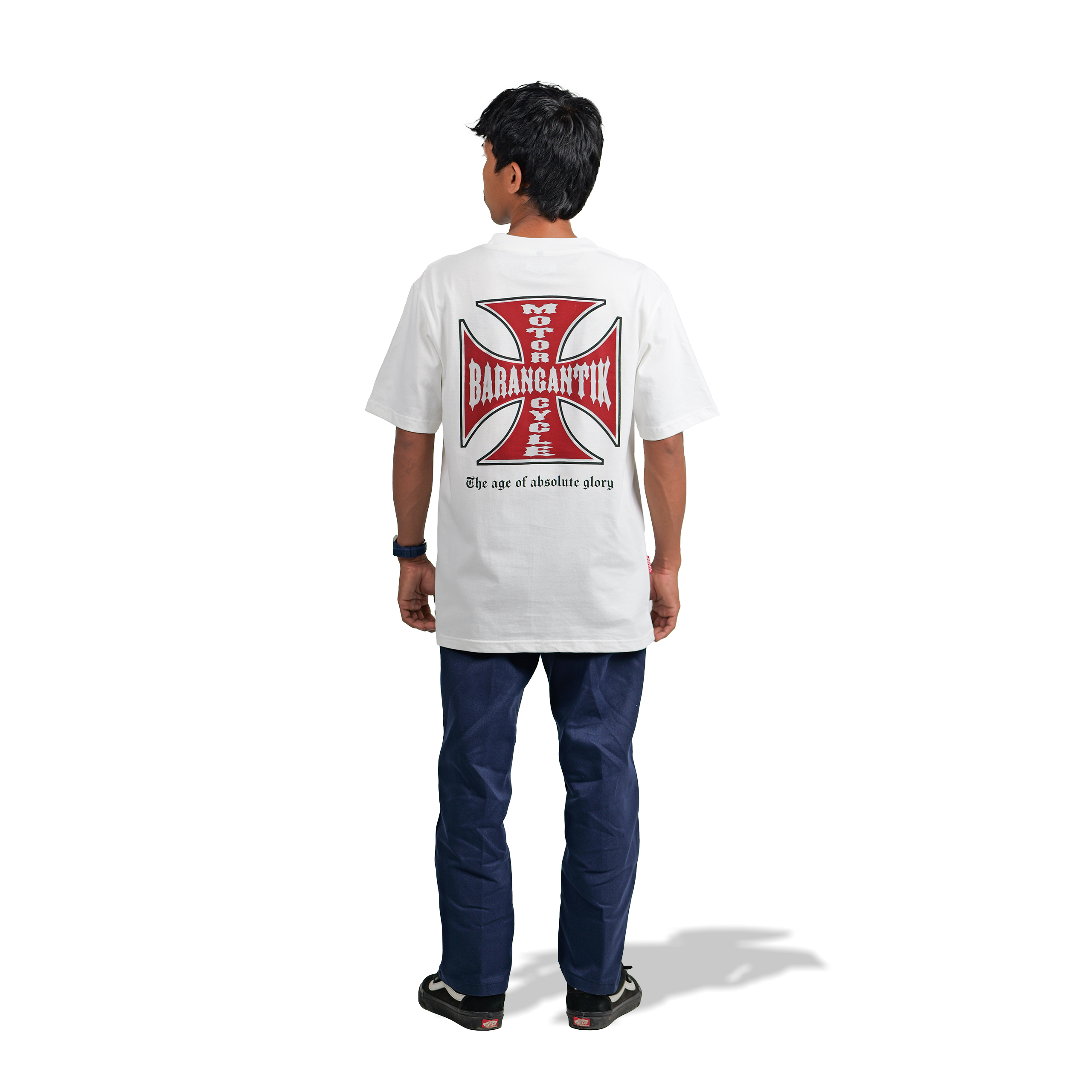 Barangantik T shirt Chopper Edition Logo White